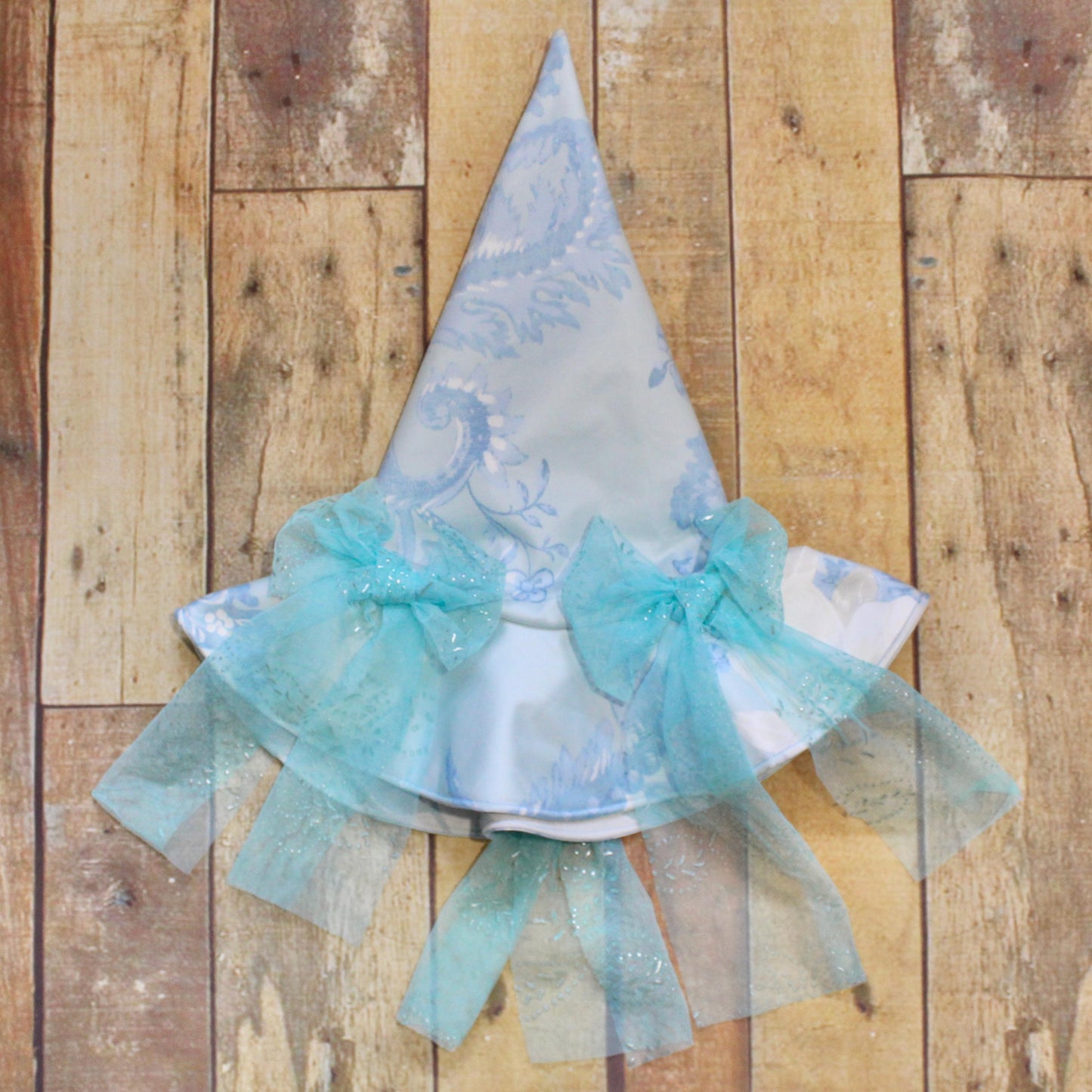 Blue Witches Hat - Upcycled Kids Costume, Halloween Party