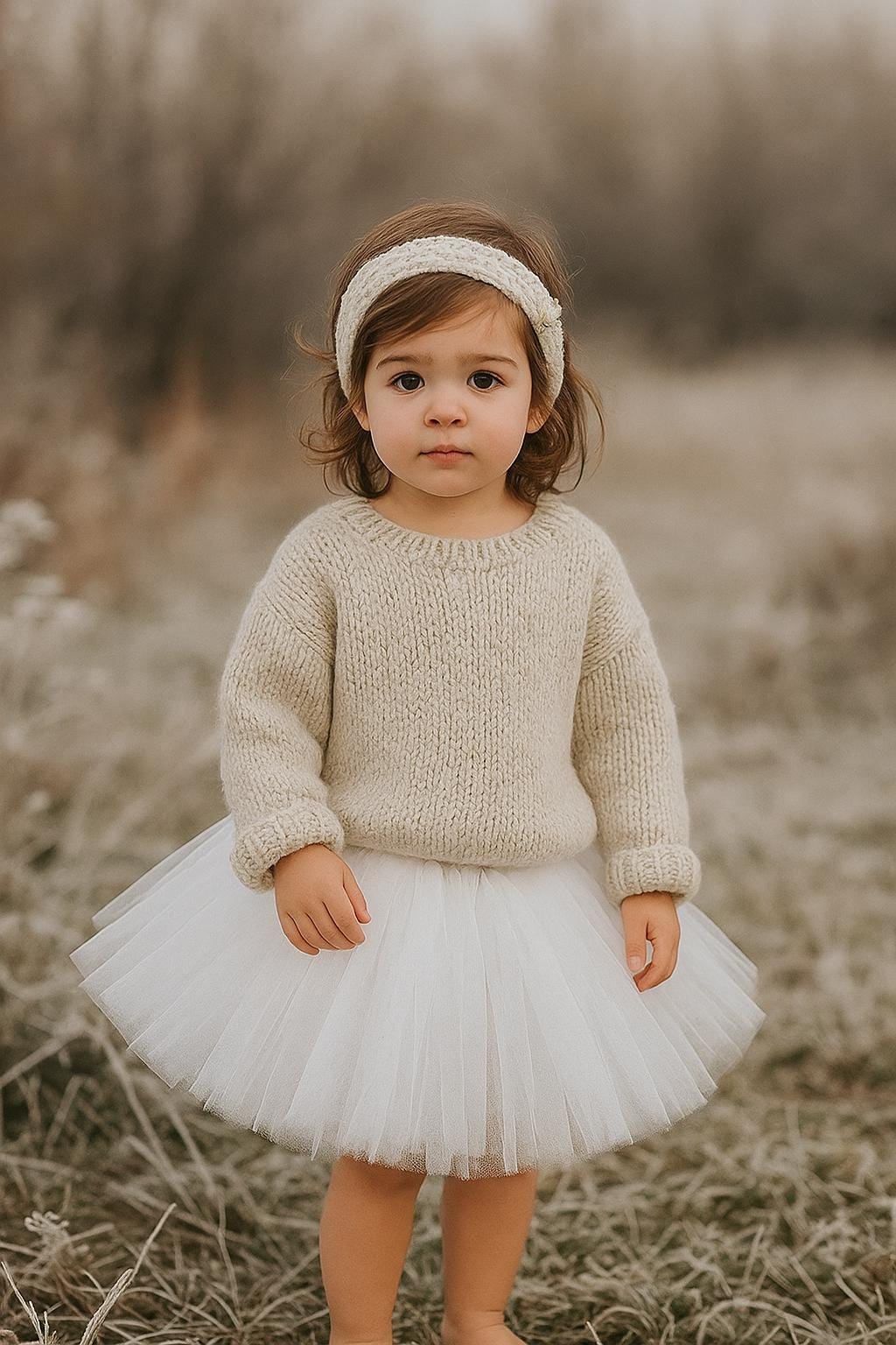 Girls White Tutu Skirt