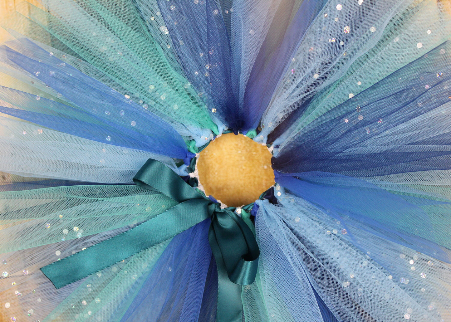 Blue Mix Sparkly Tutu Skirt