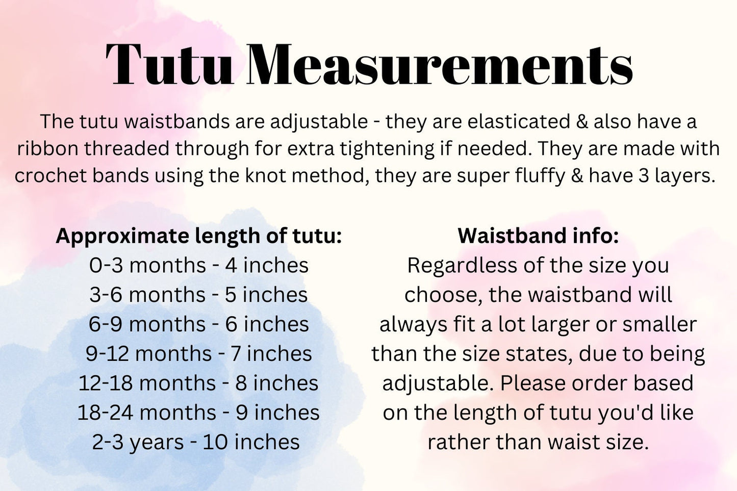 Girls Tutu Skirt in Coral, Peach & Pastel Pink