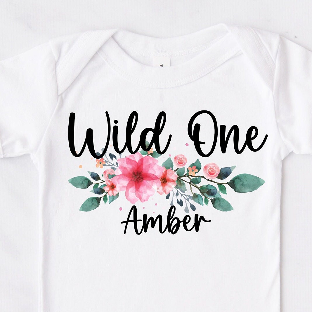 Personalised Wild One Bodysuit