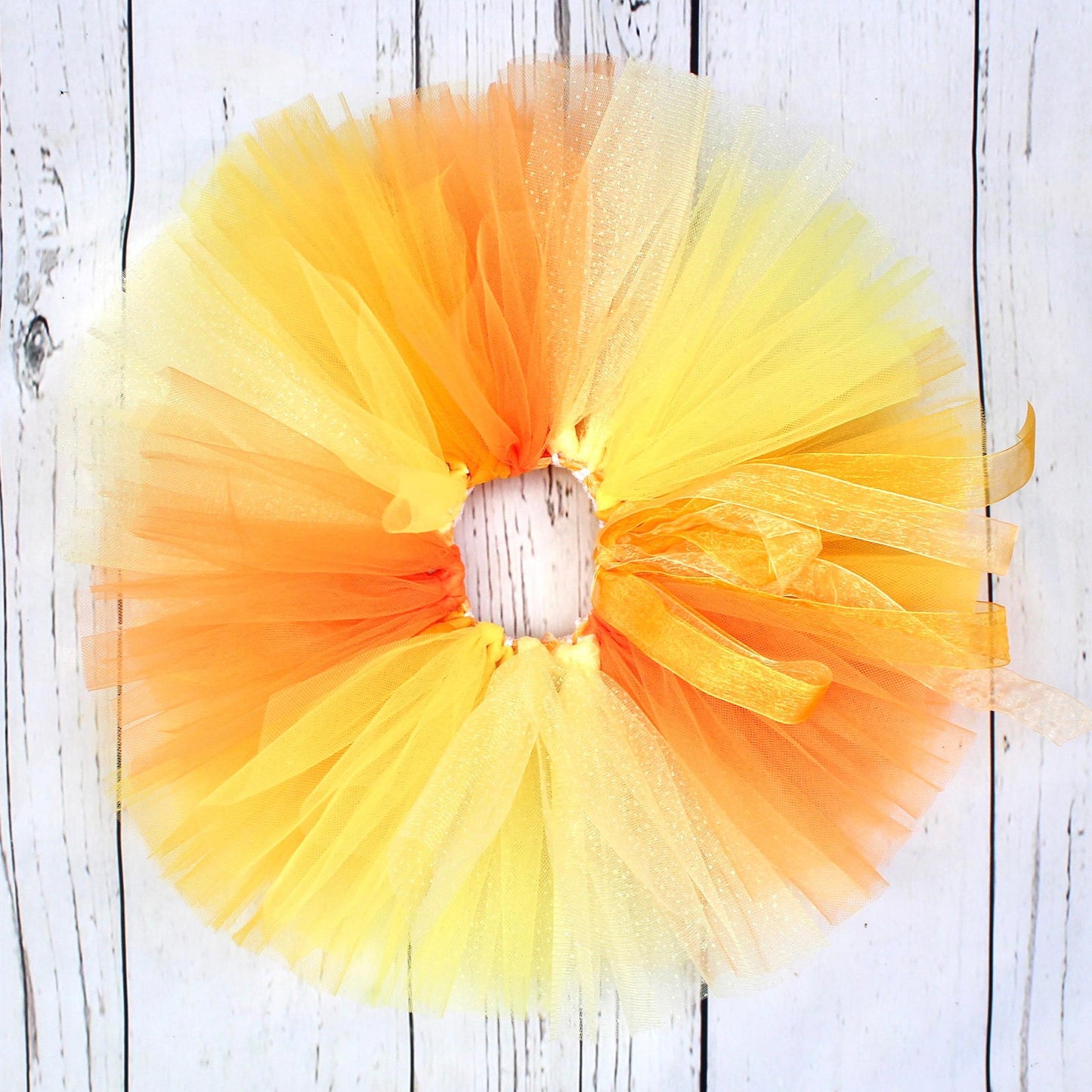 Orange Yellow Ombre Tutu Skirt