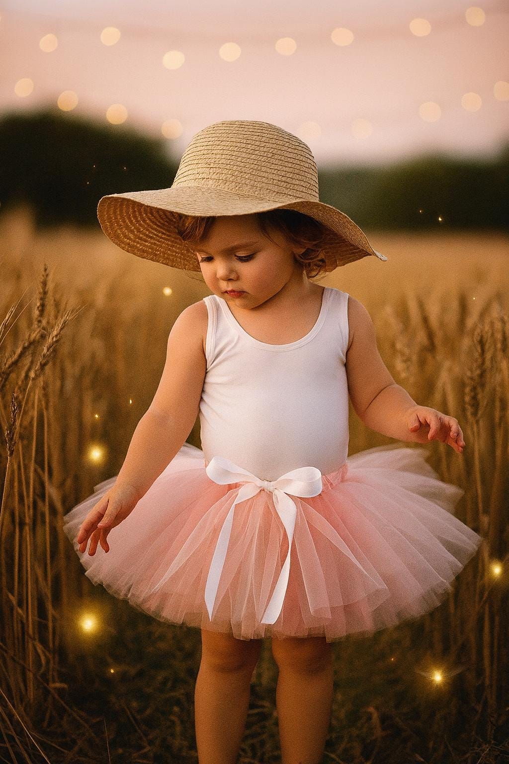Coral Peach Tutu Skirt