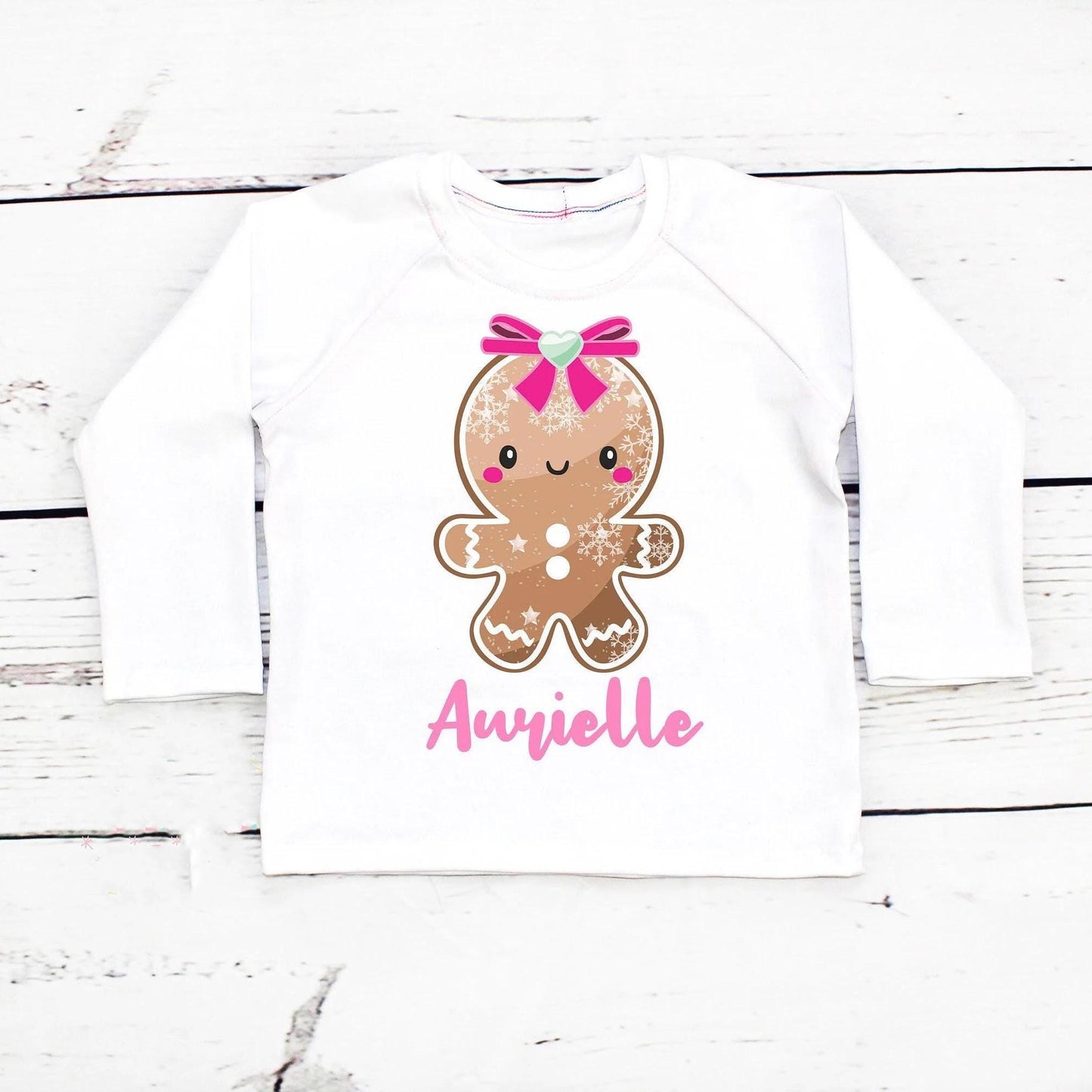 Personalised Gingerbread T-Shirt