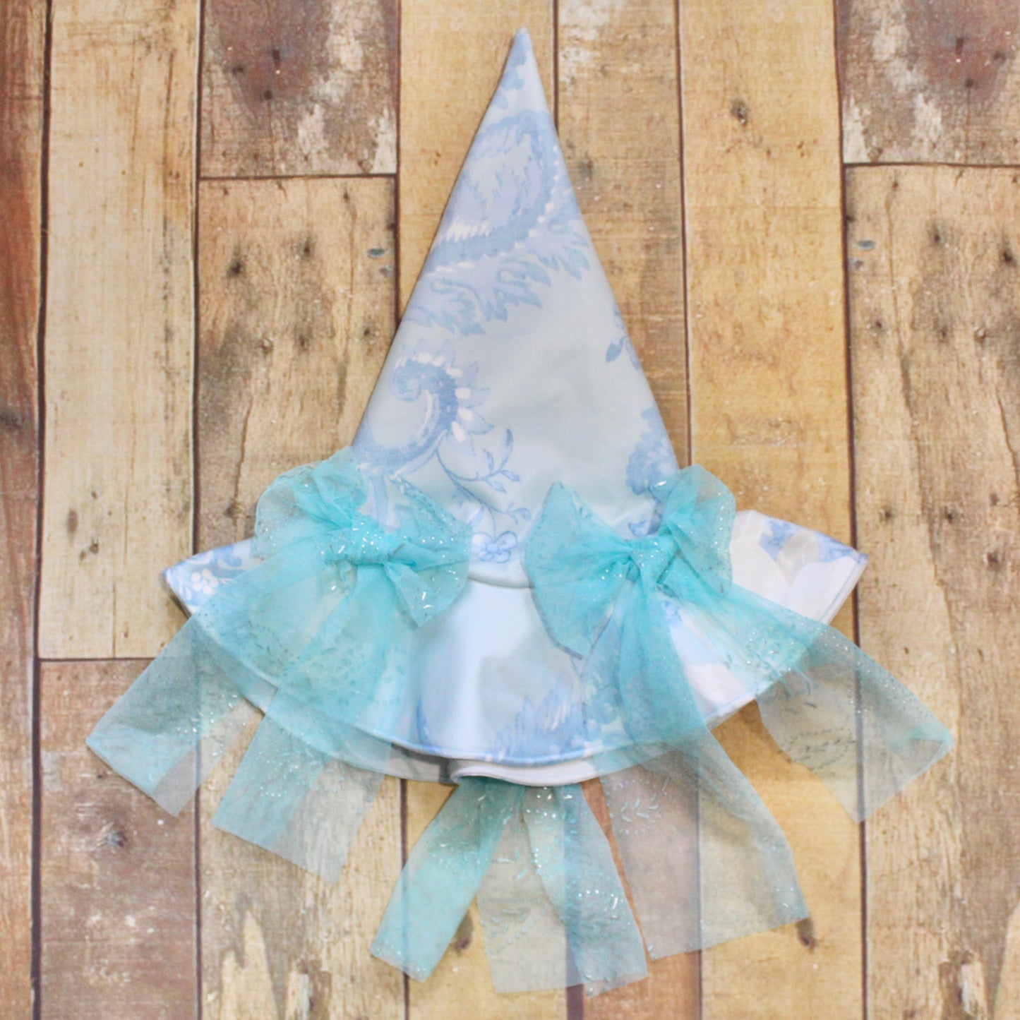 Blue Witches Hat - Upcycled Kids Costume, Halloween Party