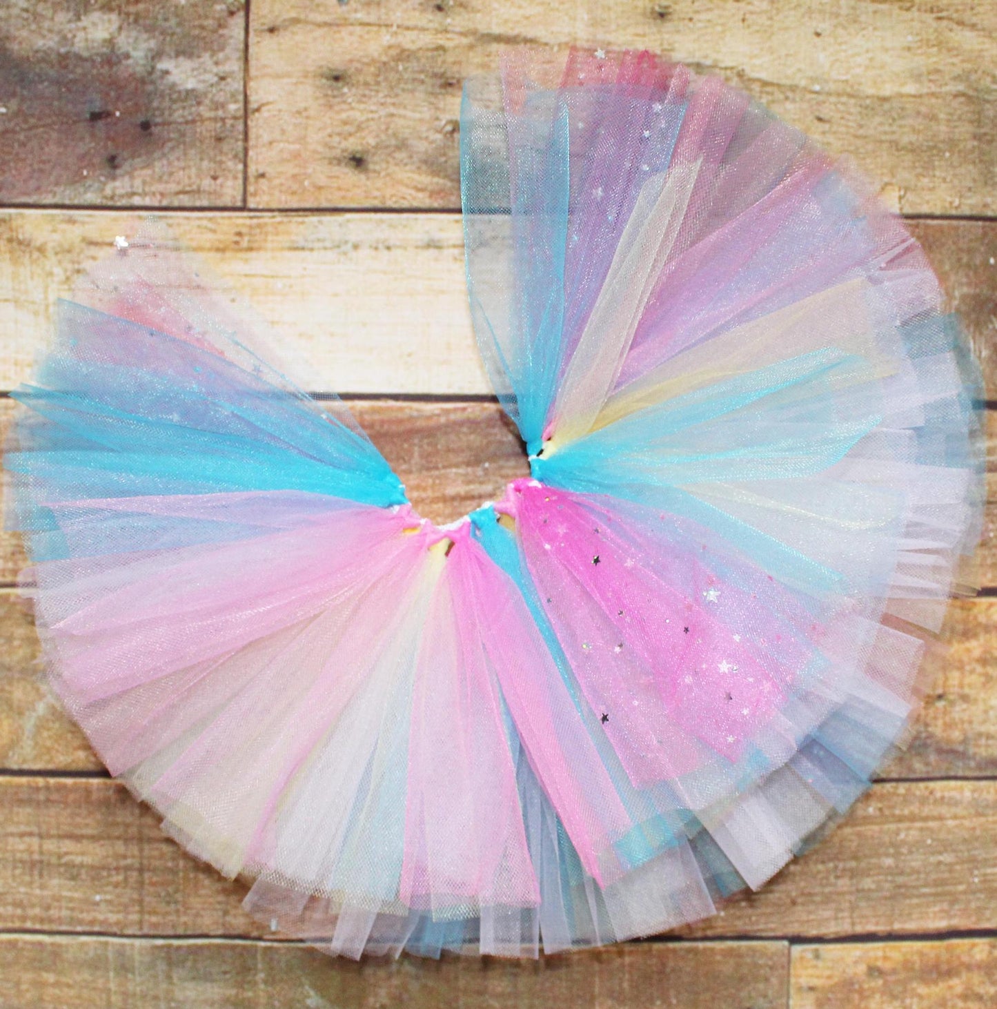 Sparkly Pink & Blue Tutu Skirt