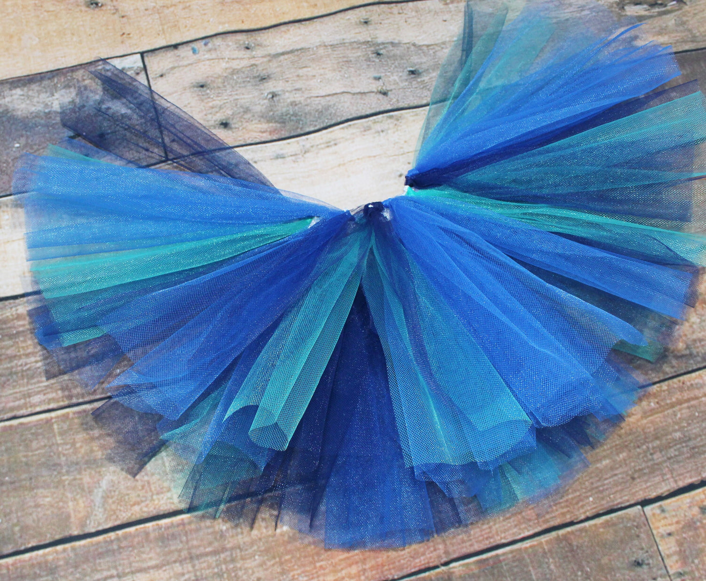 Half Birthday Blue & Teal Tutu Set