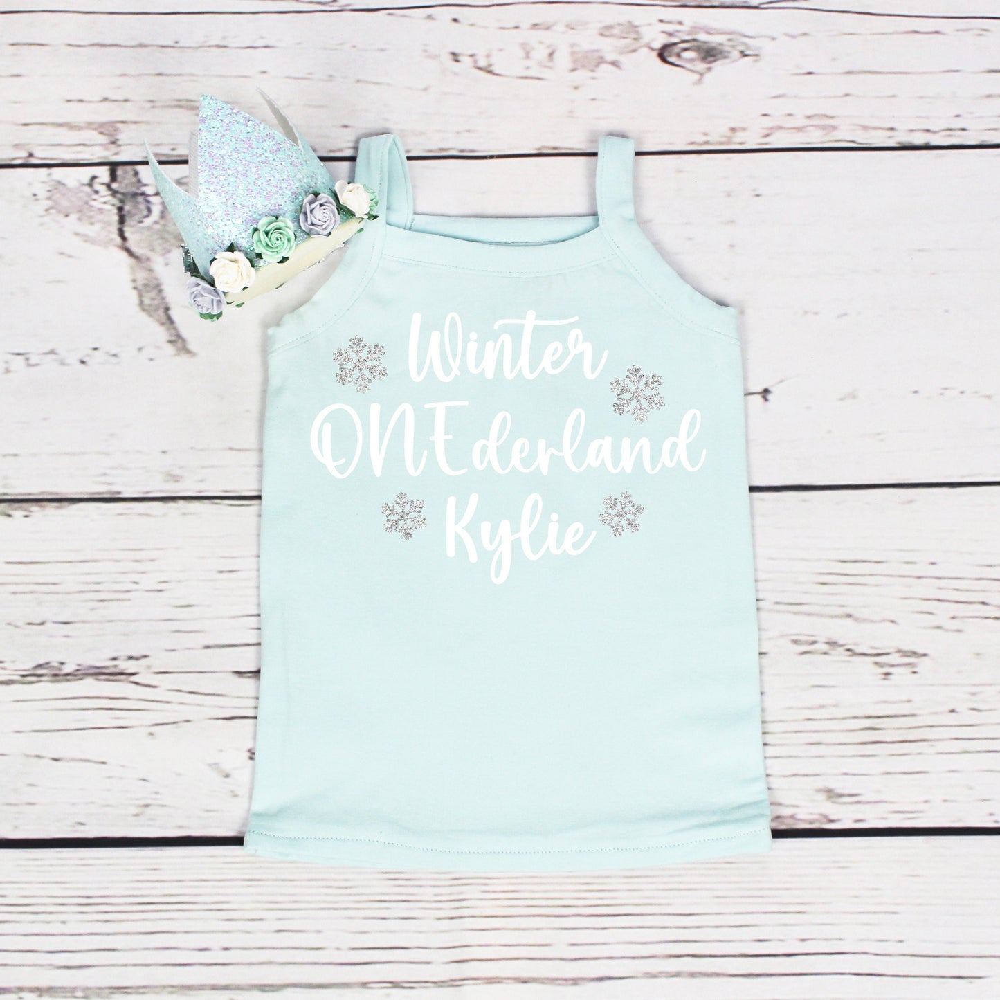 Personalised Winter ONEderland Tutu Outfit for Girls
