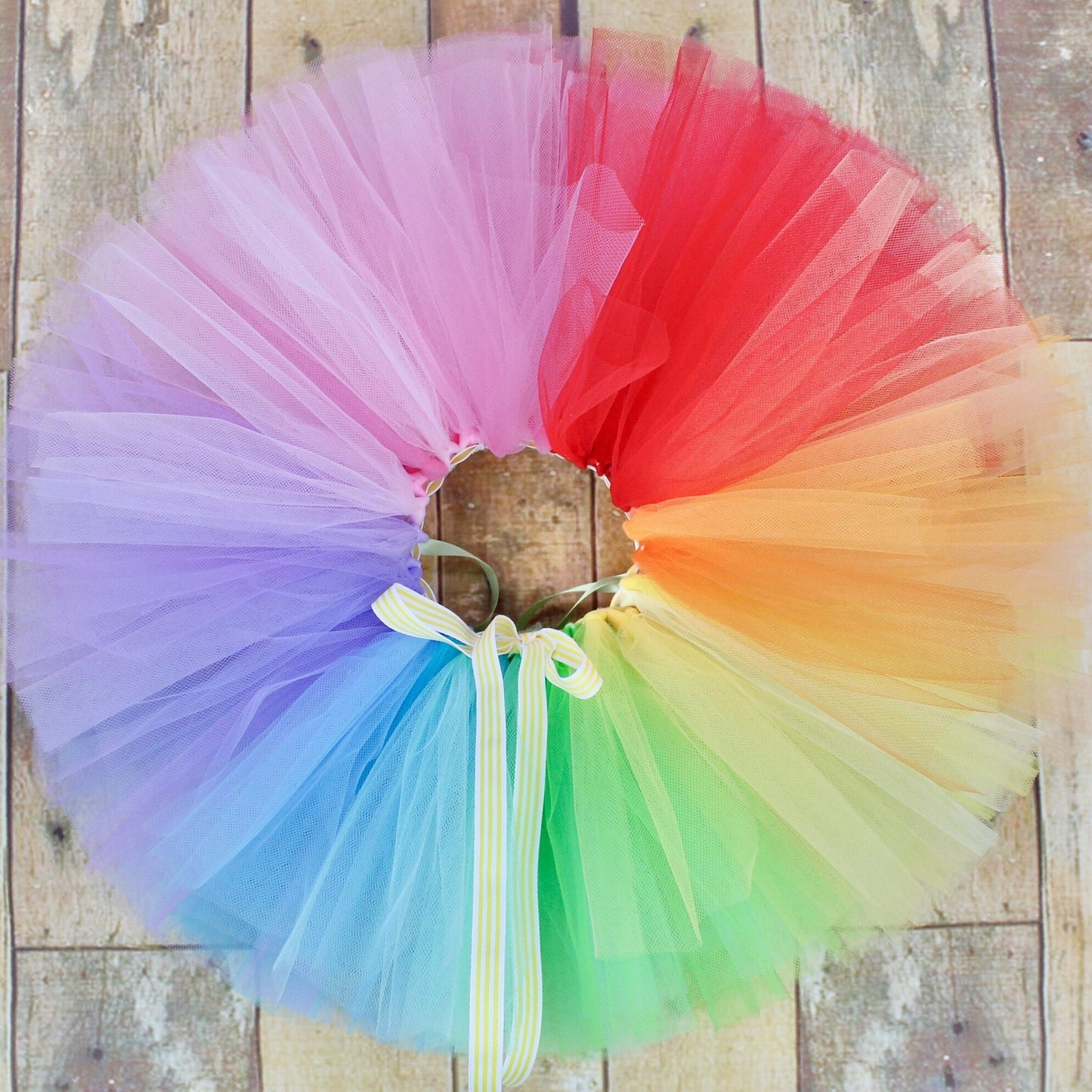 Girls Bright Rainbow Tutu