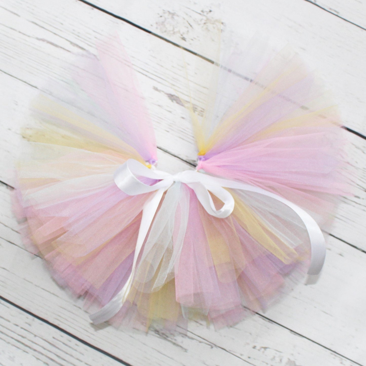 Rainbow Tutu - Super Fluffy Pastel Birthday Skirt