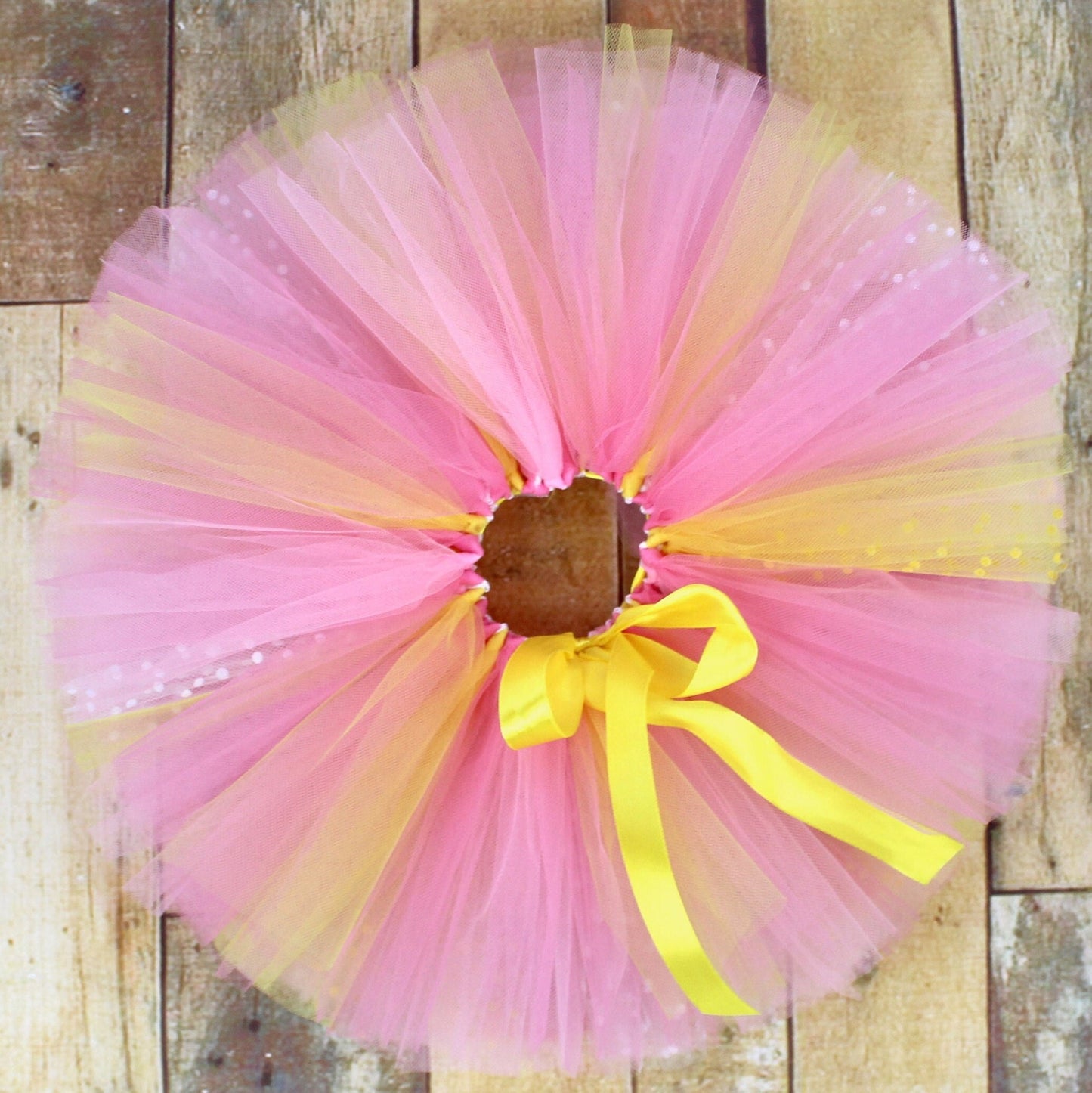 Easter Yellow & Pink Tutu Skirt