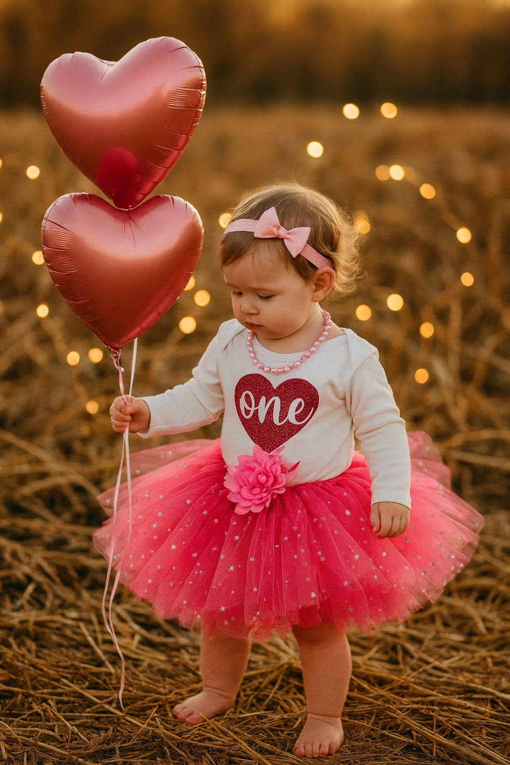 1st Birthday Valentine's Day Tutu Outifit