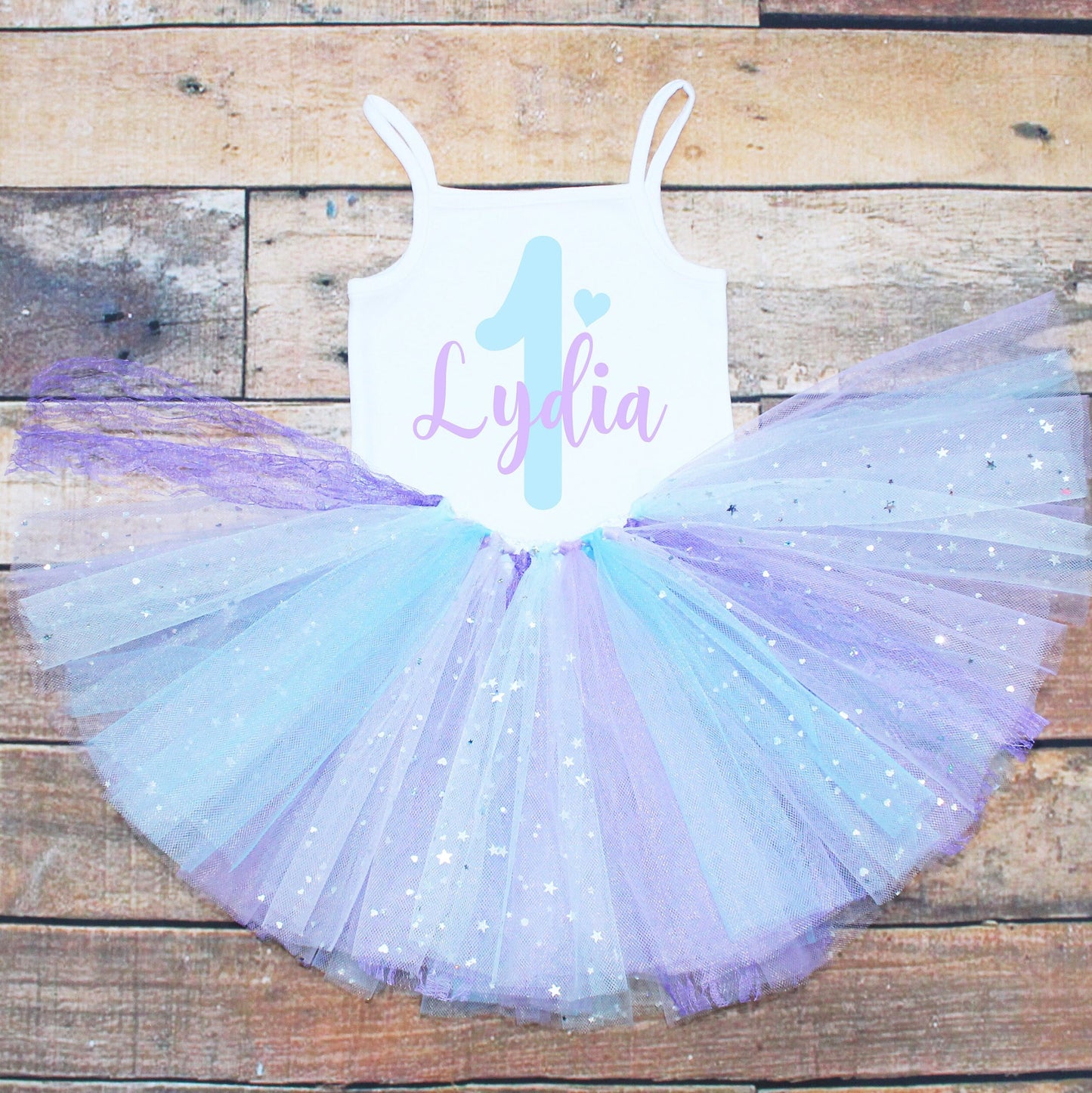 Blue & Purple Tutu Outfit