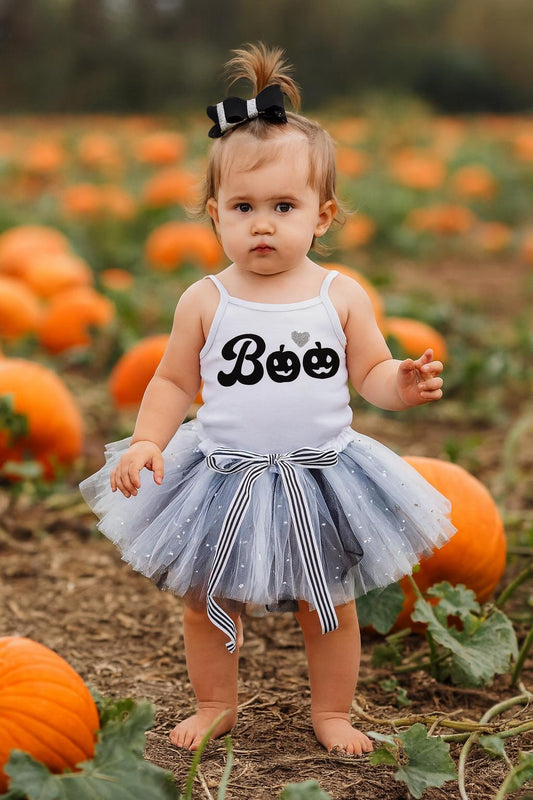 BOO Sparkle Halloween Outfit