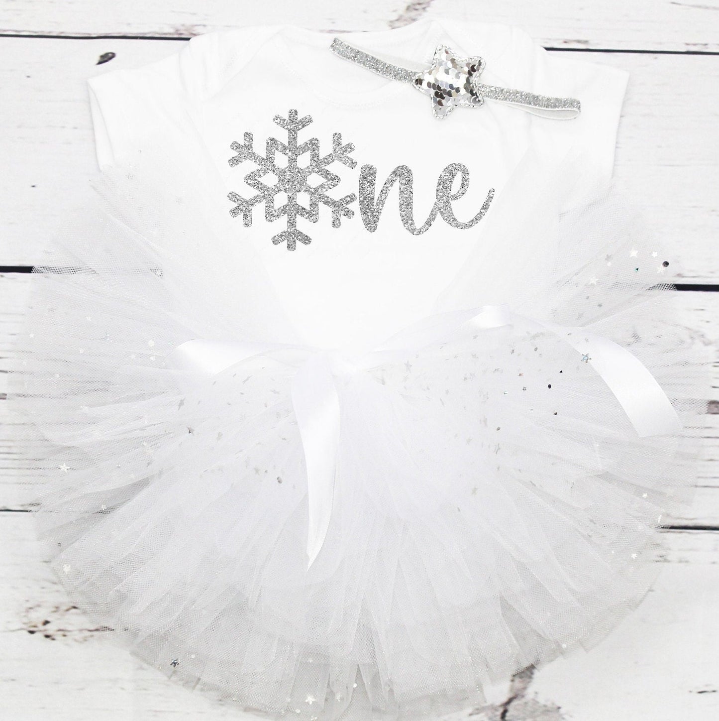 First Birthday Winter Tutu Outfit