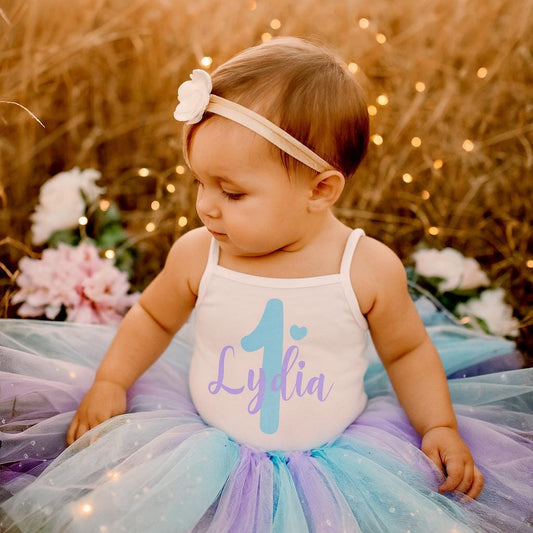 Blue & Purple Tutu Outfit