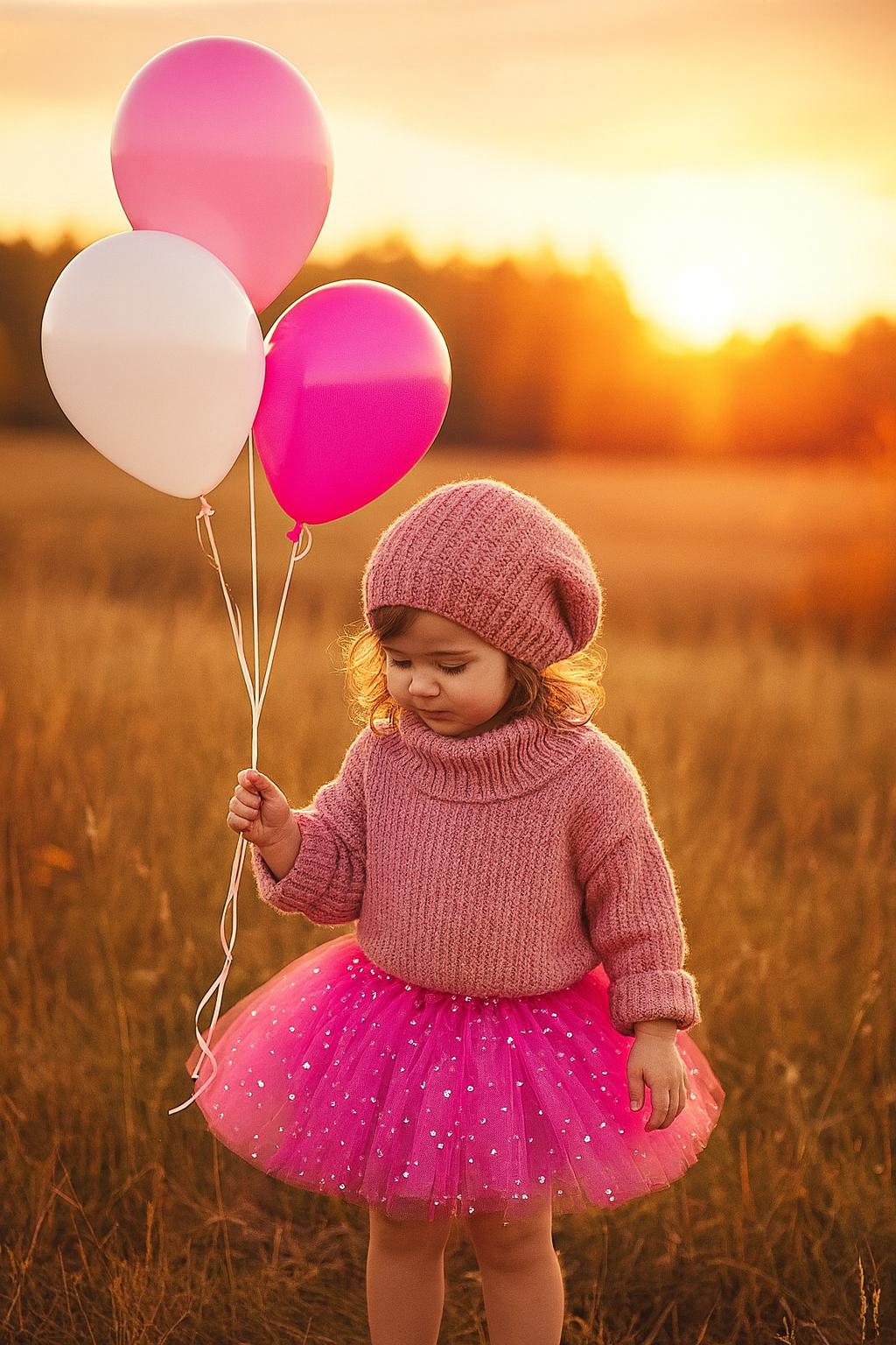 Sparkly Hot Pink Tutu Skirt