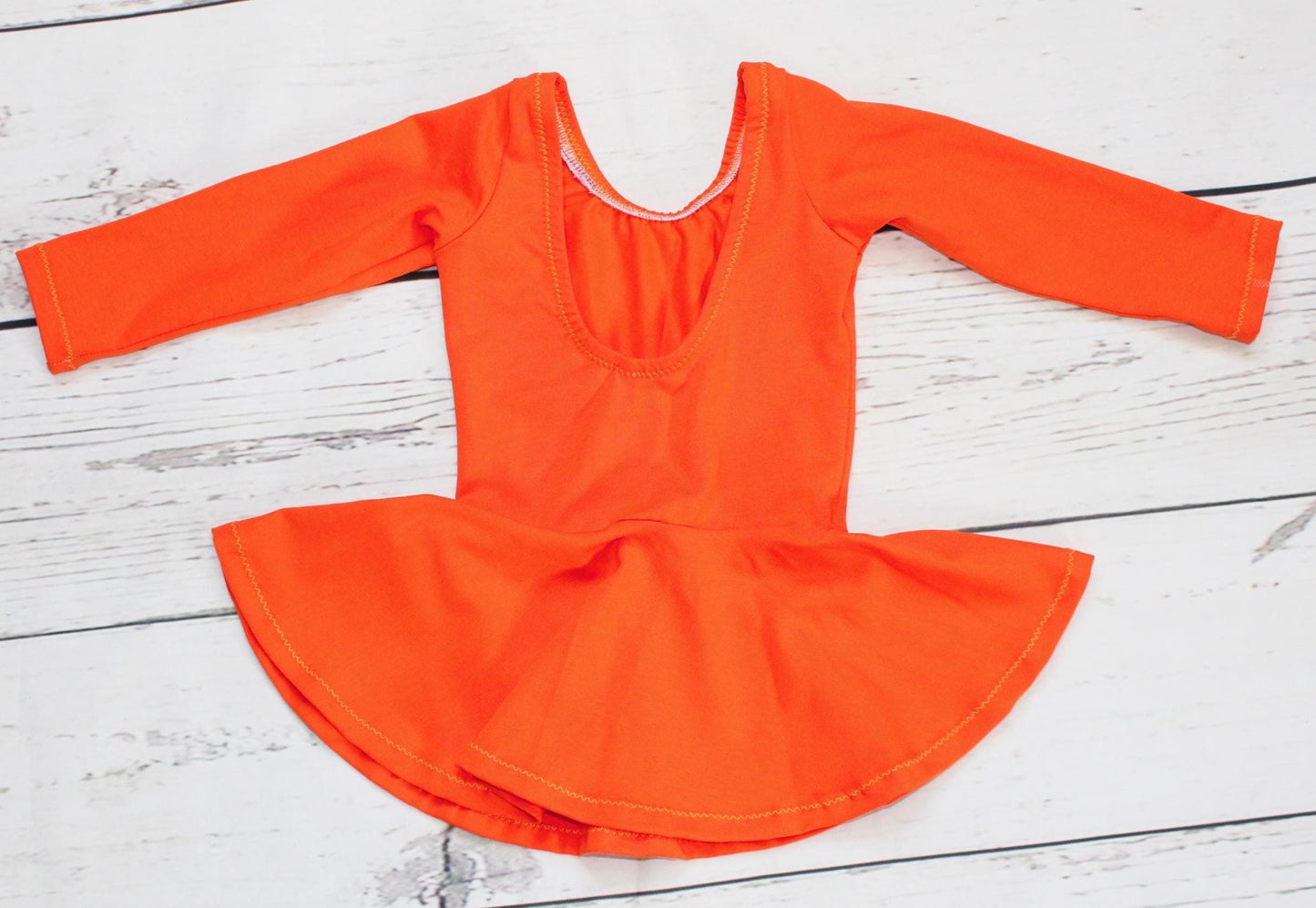 Girls Pumpkin Dress