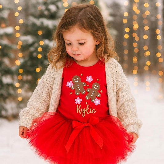 Personalised Gingerbread Tutu Outfit