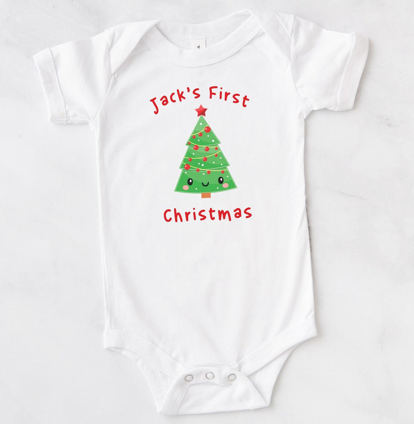 Personalised Boys Christmas Tree Vest