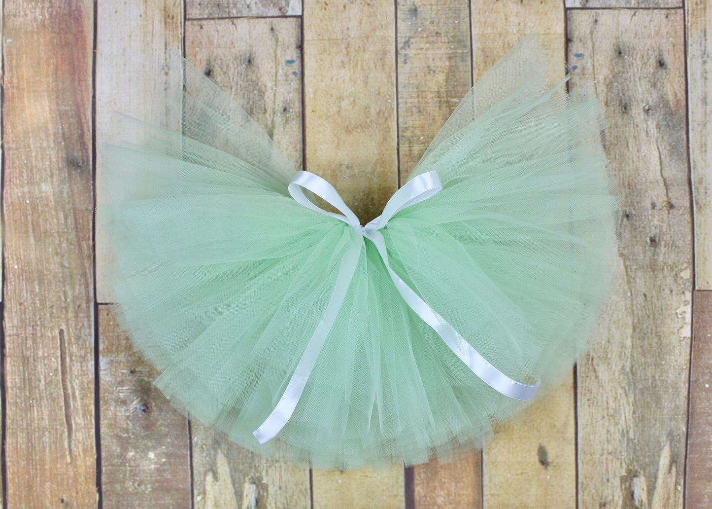 Woodland 1st Birthday Tutu Outfit in Mint Green