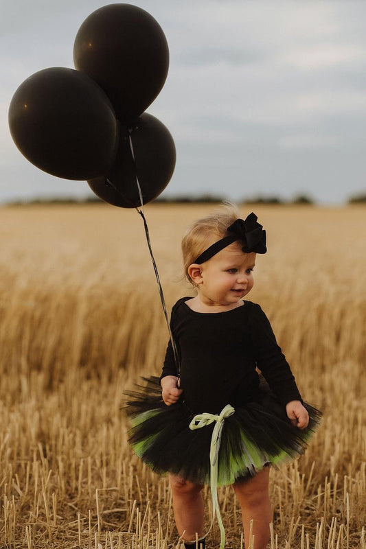 Black & Green Tutu Skirt