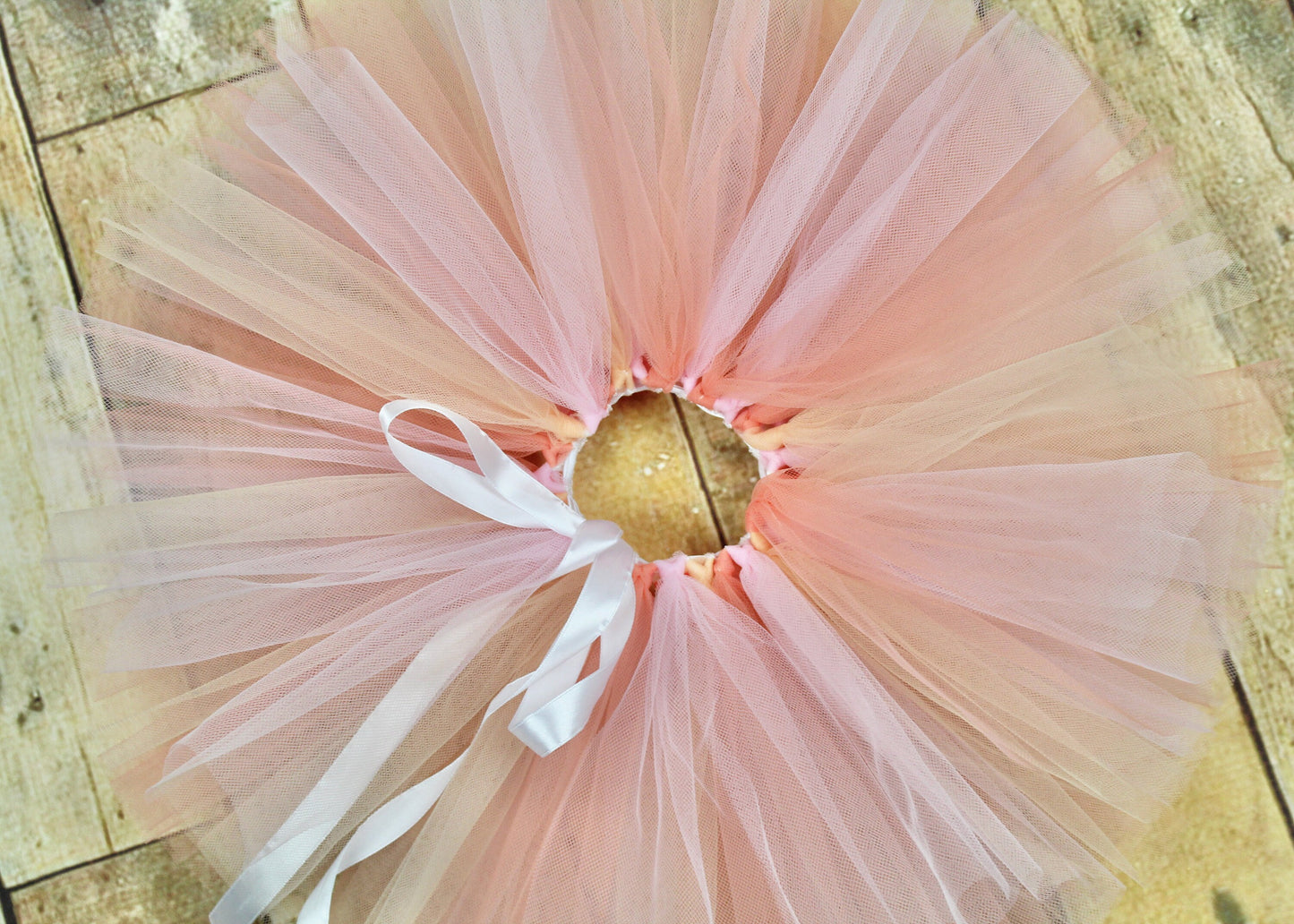 Girls Floral Peach & Pink 2nd Birthday Tutu Set
