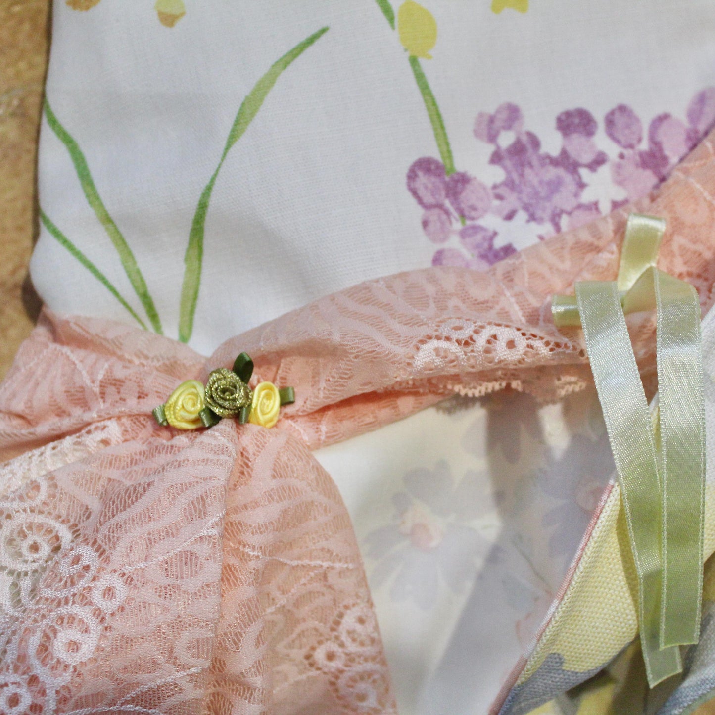 Handcrafted Pastel Floral Witch Hat – Girls Costume, Aged 4+