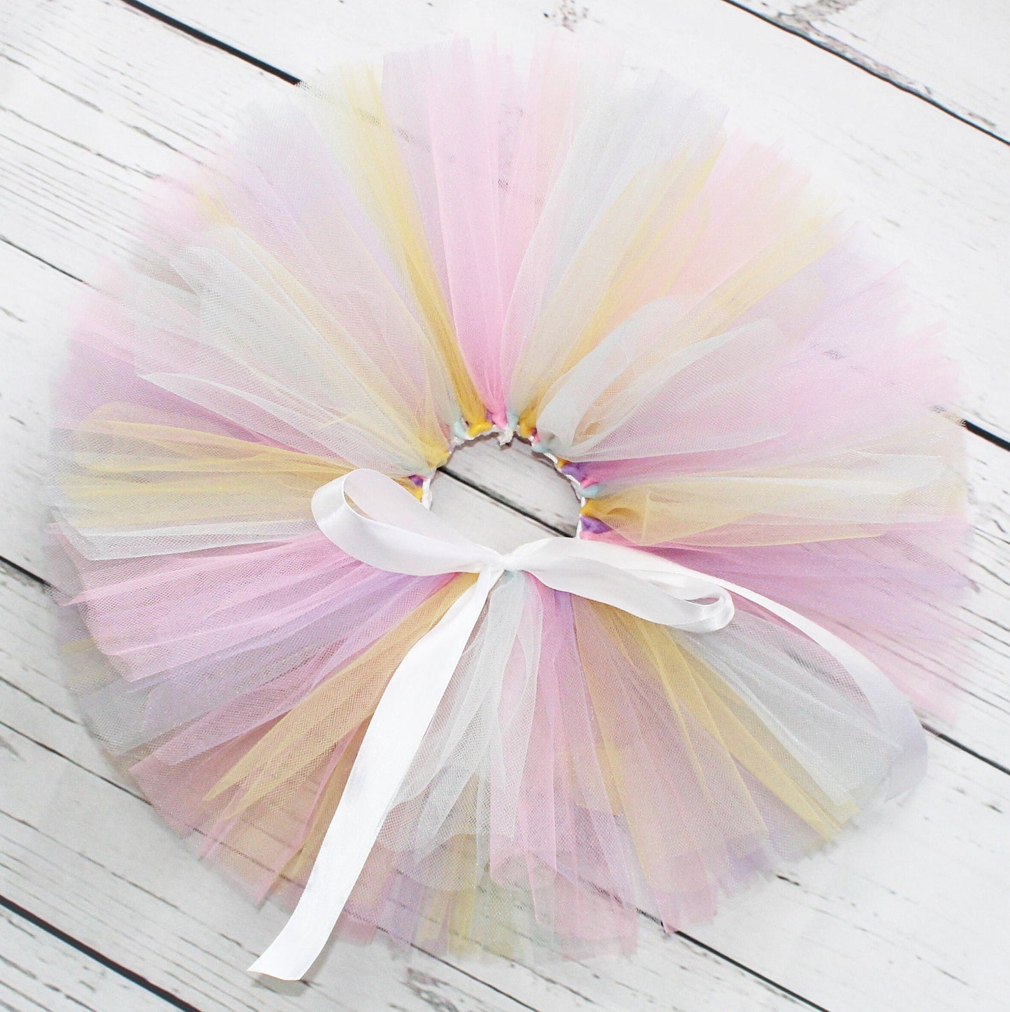 Rainbow Tutu - Super Fluffy Pastel Birthday Skirt