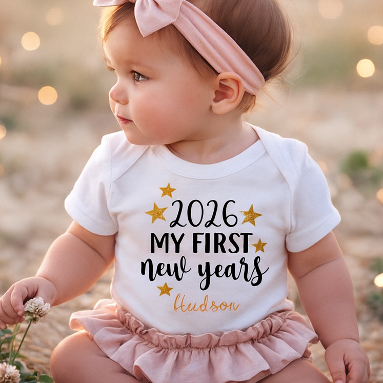 Personalised 2026 My First New Years Bodysuit