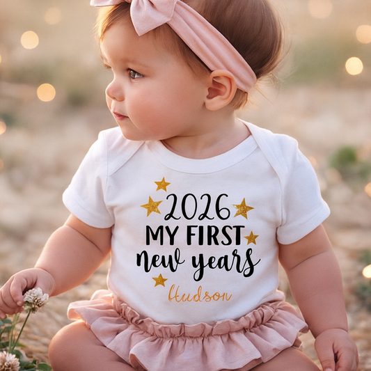 Personalised 2026 My First New Years Bodysuit