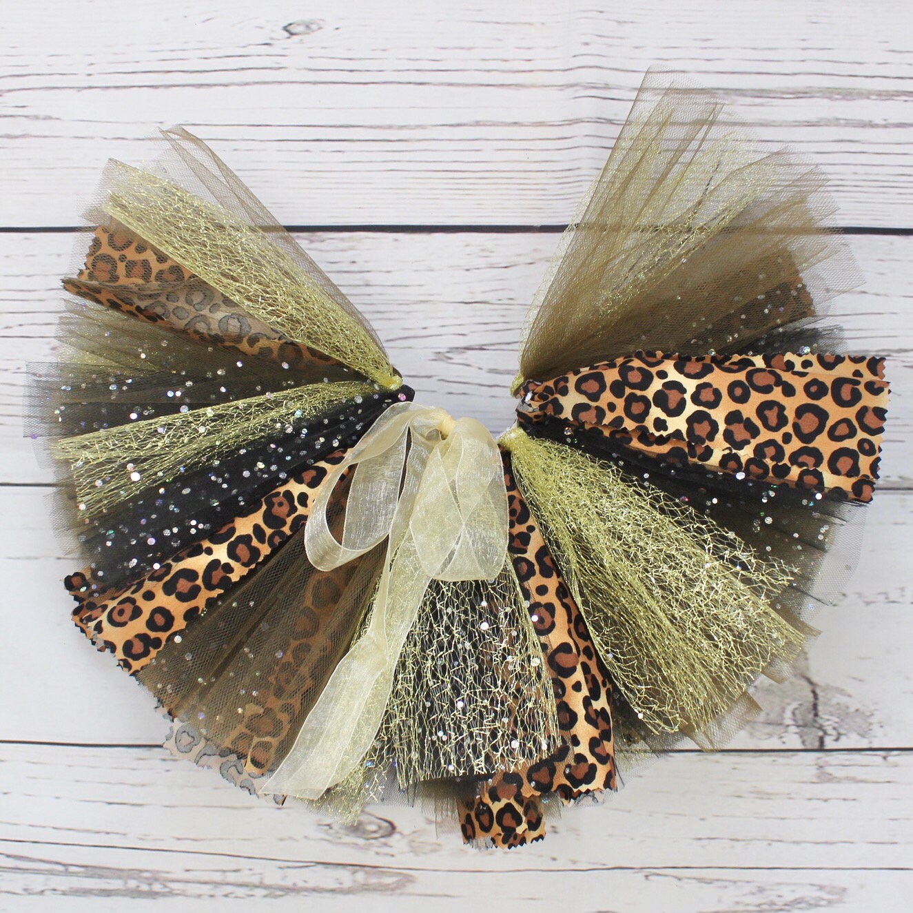 Girls Wild One  Cheetah 1st Birthday Outfit