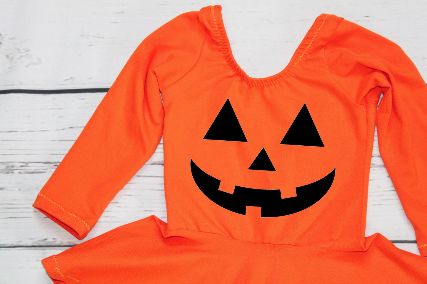 Girls Pumpkin Dress