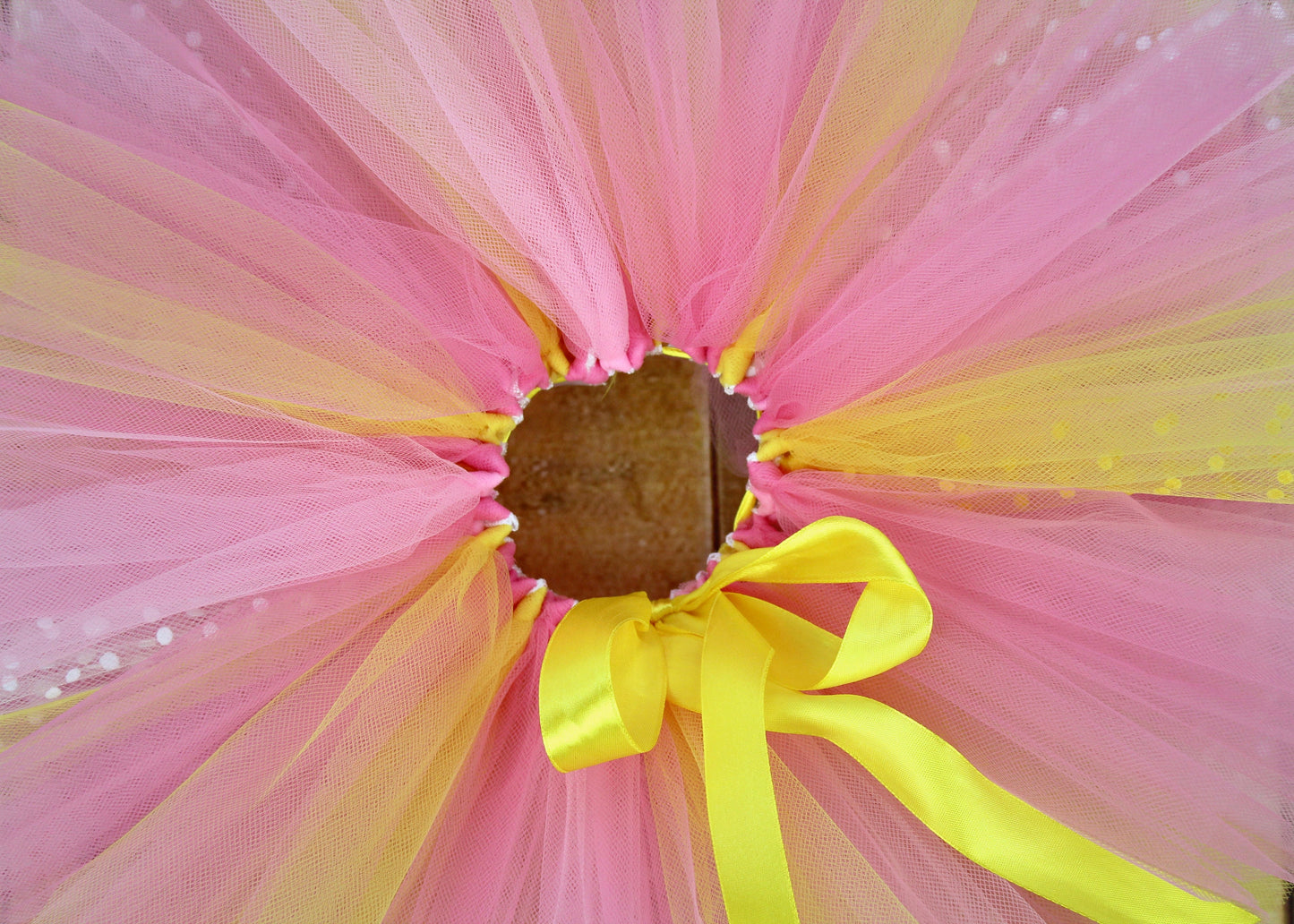 Easter Yellow & Pink Tutu Skirt