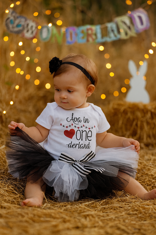 Personalised Alice in ONEderland Tutu Outfit