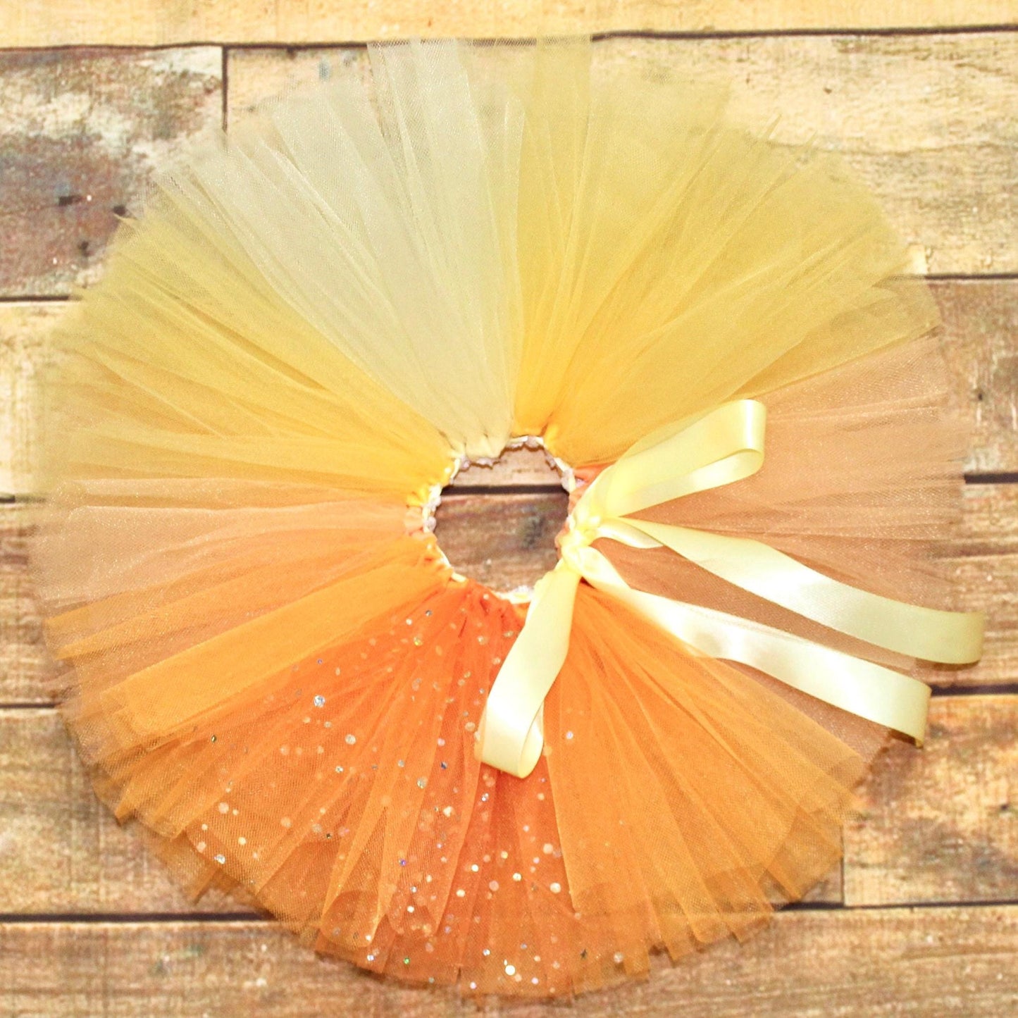 Tangerine Floral 1st Birthday Tutu Outfit
