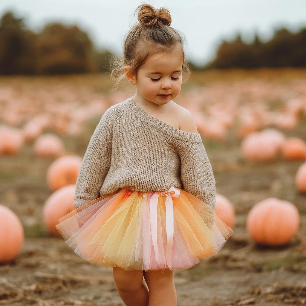 Pumpkin Spice Tutu Skirt