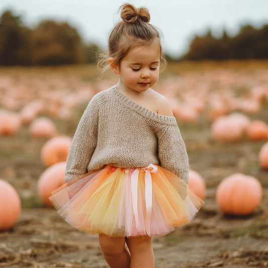 Pumpkin Spice Tutu Skirt