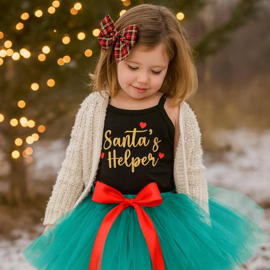 Santa's Helper Christmas Tutu Outfit