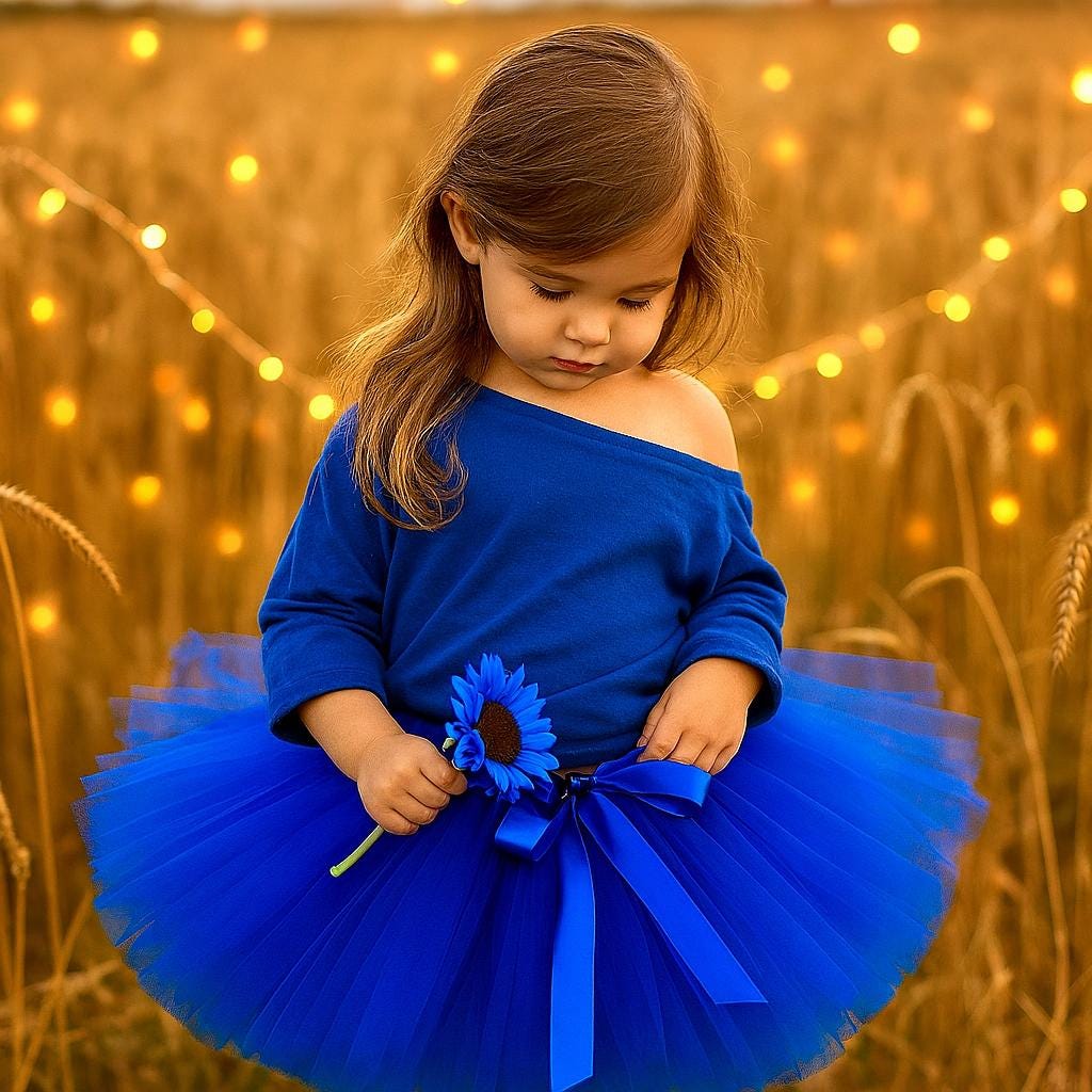 Royal Blue Tutu Skirt