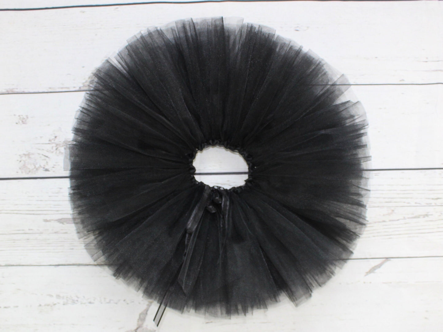 Baby Girls First Birthday Outfit - Rose Gold Glitter Leotard & Black Tutu