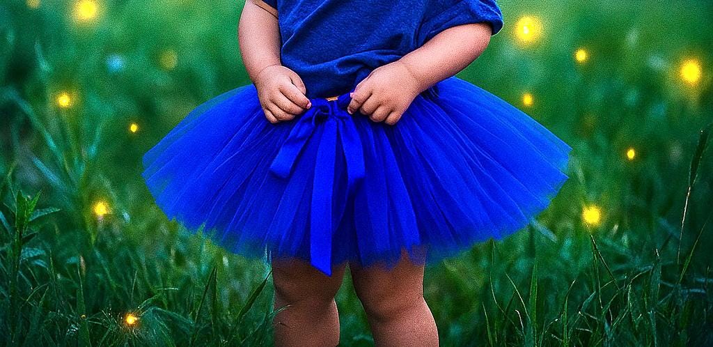 Royal Blue Tutu Skirt
