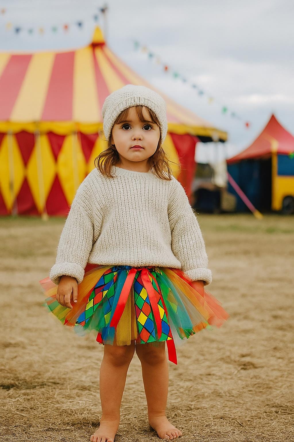 Cute Clown Tutu Skirt
