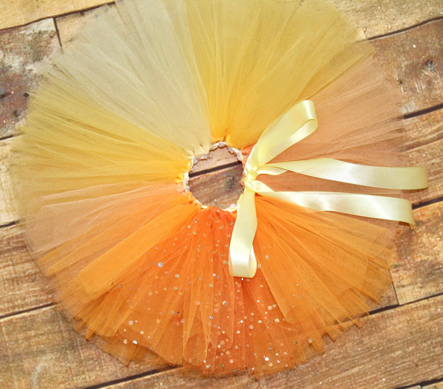 Orange & Yellow Ombre Tutu Skirt