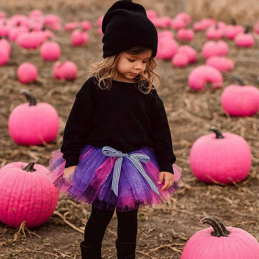 Witchy Pink & Purple Tutu Skirt