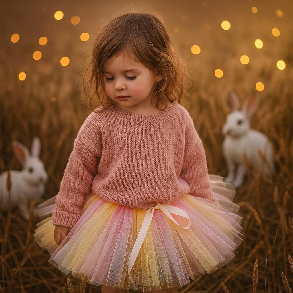 Pastel Lilac, Pink, Yellow & Peach Tutu