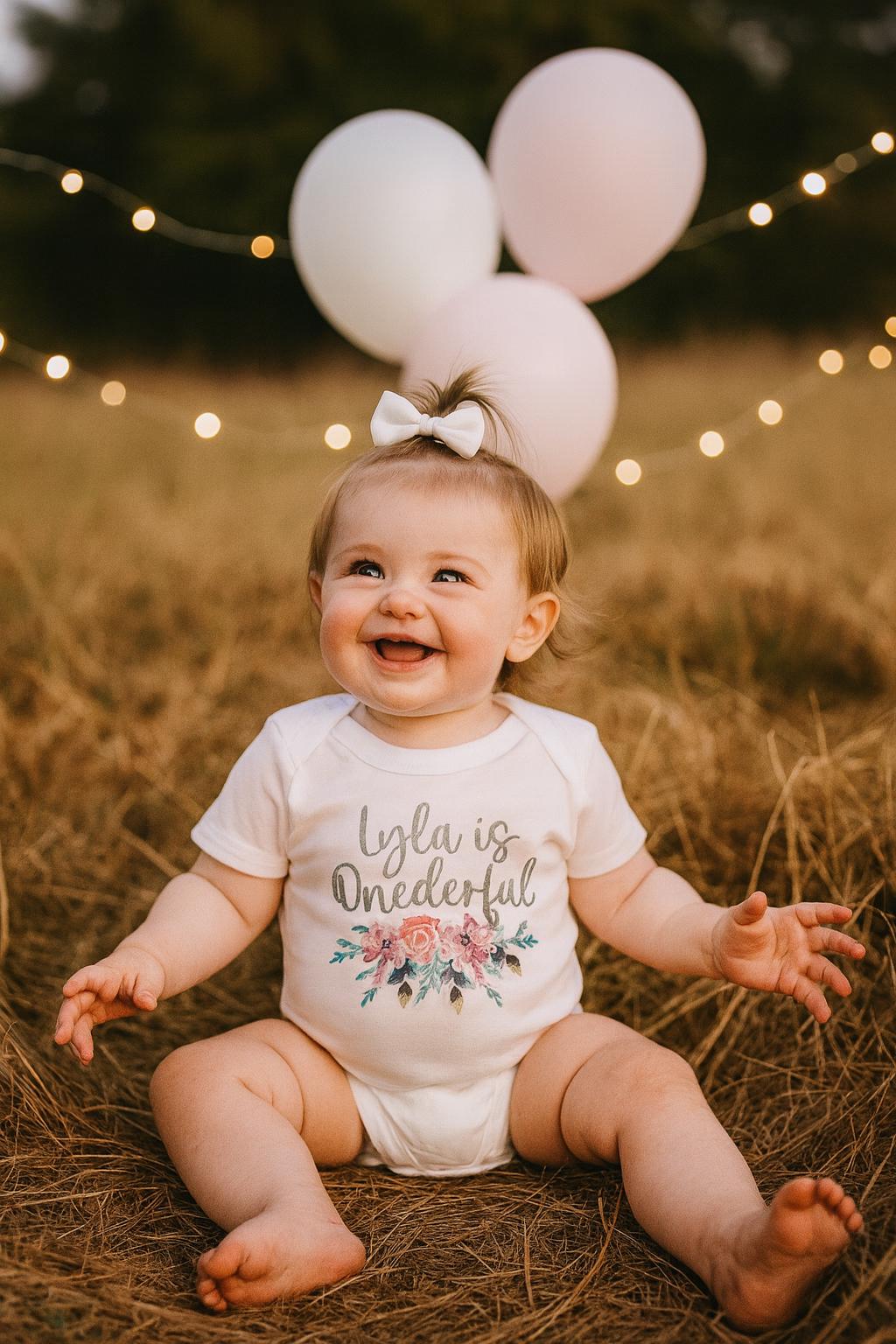 Personalised 1st Birthday Bodysuit