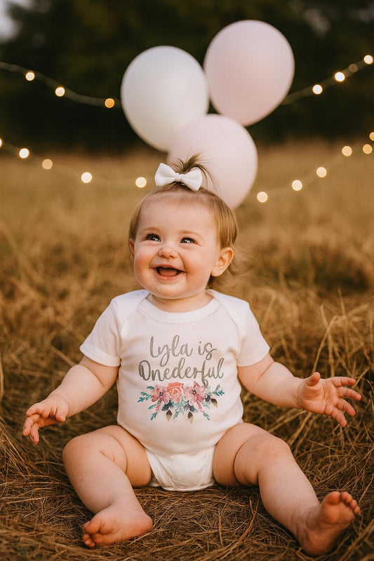 Personalised 1st Birthday Bodysuit