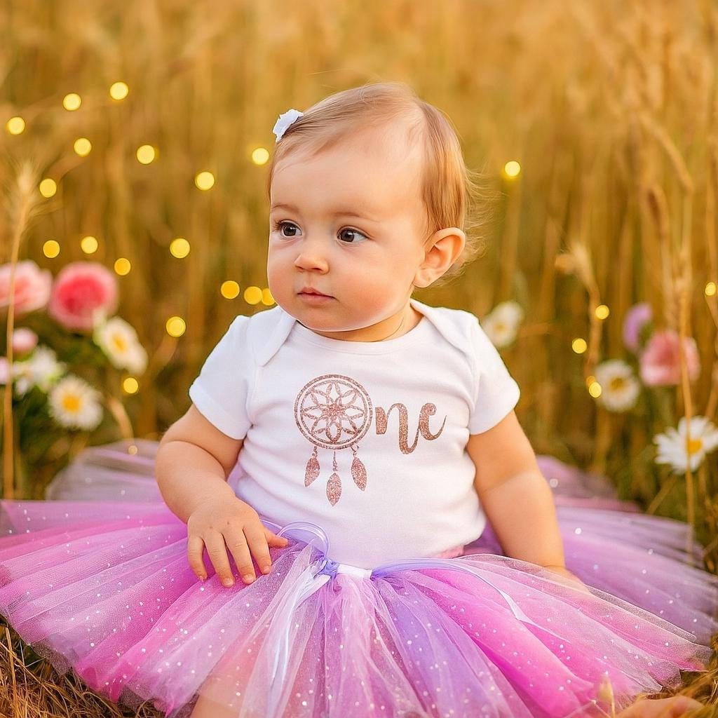 Boho Dreamcatcher 1st Birthday Tutu Outfit