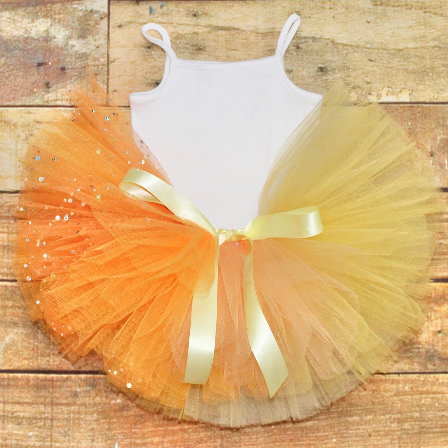 Orange & Yellow Ombre Tutu Skirt